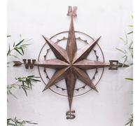 Annibells Large Rustic Compass Wall Plaque (13095)
