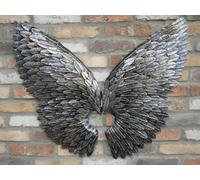 Annibells Large Silver & Gold Metal Angel Wings (10377)
