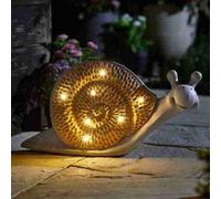 Annibells Large Snail Solar Led Light Up Garden Ornament (13055)