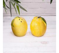 Annibells Lemon Shaped Salt & Pepper Ceramic Cruet Set (17310 )