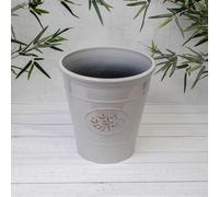 Annibells Off White Glazed 'ceramic Effect' Plastic Garden Planter (4986)
