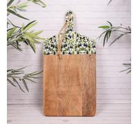Annibells Olive Enamel Charcuterie Chopping Board Mango Wood (24631)