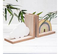 Annibells Rainbow & Cloud Wooden Bookends (10774)