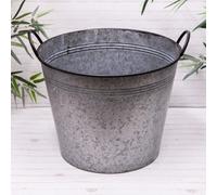 Annibells Round Galvanised Metal Bucket Planters (7181) - Xx Large