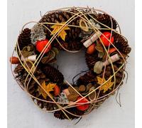 Annibells Rustic Autumn Halloween Door Wreath (7628)