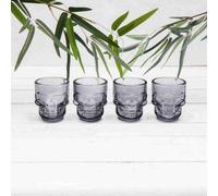 Annibells Set 4 Grey Skull Shot Glasses (10776)