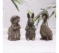 Annibells Set Of 3 Peter Rabbit Beatrix Potter Figures Indoor / Outdoor (24415)