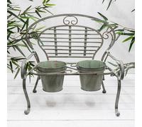 Annibells Vintage Green Bench Planter (10293)