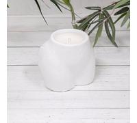 Annibells White Ceramic Bum Candle Pot (8786)
