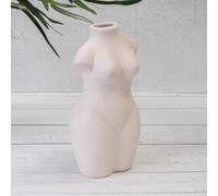 Annibells White Ceramic Female Body Flower Vase (6525) - Large