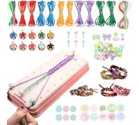 Annickee Friendship Bracelet Making Kit, Gifts for 7 8 9 10 11 12 Year Old Girls, Arts and Crafts for Kids, DIY Friendship Bracelet Kit for Girls Presents Age 7-12 Birthday Christmas Children's Day