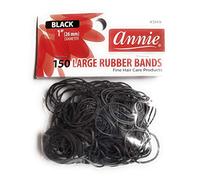 ANNIE 150 RUBBER BANDS #3149 LARGE SIZE BLACK