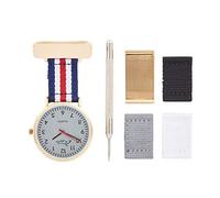 Annie Apple Designer Rose Gold Mesh NATO Interchangable Strap Nurses Nurse Pocket Fob Watch(AAF06)