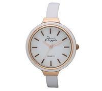 Annie Apple Ladies Designer Crystal Simplicity Rose Gold and White Watch
