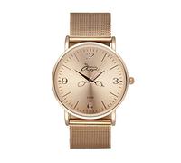 Annie Apple Ladies Designer Hairdresser Beautician Nurses Nurse Scissor Hands Rose Gold Mesh Strap Dial Wrist Watch