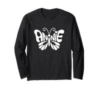 Annie Butterfly - Personalized Cute Name Word Art Long Sleeve T-Shirt