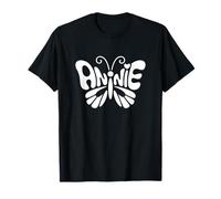 Annie Butterfly - Personalized Cute Name Word Art T-Shirt