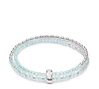 Annie Haak Lola Looped Bracelet Sterling Silver AQUA 17 CM