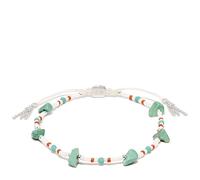 Annie Haak Rainbow Chip 925 Sterling Silver Beaded Bracelet Turquoise Summer Bohemian Healing Stone Wisdom Protection Gift For Women Friend Gift For Her Friendship Casual Handmade Lenght Adjustable