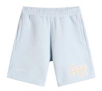ANNIE HOOD Men's College Sweat Shorts Baby Blue/White