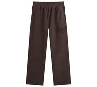 ANNIE HOOD Men's Inside Out College Straight Joggers Washed Brown