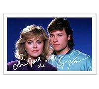 ANNIE JONES & GUY PEARCE Signed Photo Print Pre Printed Signature NEIGHBOURS Autograph Gift, 6x4 Inches 15.2 cm x 10.16 cm