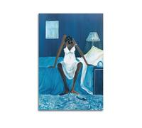 Annie Lee Painter Masterpiece Poster《Blue Monday》 Artworks Picture Print Wall Art Painting Canvas Decor Homes Decorative 20x30inch(50x75cm)