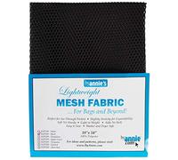 By Annie Light Weight Mesh Fabric 1 8 x 54-inch 100% Polyester Black, Acrylic, Multicoloured, 0.09 x 7.4 x 9.4 cm