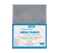 Annie Mesh Fabric, Polyester, Silver, 46 x 137 x 0.5 cm