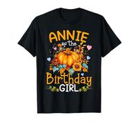 Annie of The Birthday Girl Thanksgiving Fall Pumpkin T-Shirt
