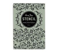 Annie Sloan Paisley Floral Garland Stencil A4 Design