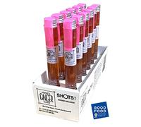 Annie's Ginger Elixir, 1.5oz 12-Pack, Pure Natural Organic Tonic Ginger Shot, Digestive Cleanse Boosts Immune Defense, Daily Gut Health and Wellness, Non-GMO Beverage