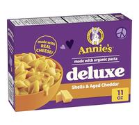 Annie's Homegrown Creamy Deluxe Shells & Real Aged Cheddar Sauce Macaroni, 11.4 Pound
