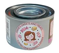 Annie's Sweets Disposable Chafing Fuel Gel Can 2.5hr Burn Buffet Food Dish Warmer Pans Catering Parties Events Outdoor BBQ S'Mores Burner Resealable Covers