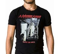 Annihilator Alice in Hell 1989 Album Cover Mens T-Shirt Cotton Unisex Black Tee Tops XXL