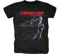 Annihilator T Shirt Torrent Metal Style Shirt Men's Shirt Unisex Round Neck Top Tees Short Sleeve T-Shirt Black S