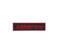 Annihilator Thrash Metal Band Patch Badge Embroidered Iron on Applique Souvenir Accessory