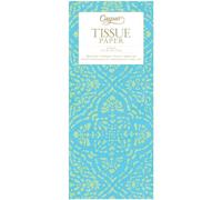 Annika Turquoise Caspari Tissue Wrap 4 Sheets of 70 x 50 cm Luxury Tissue Wrapping Paper