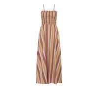 Anniken Stripes Dress Brick red M