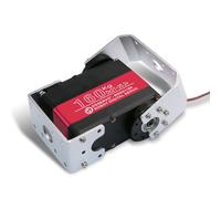 ANNIMOS 24V 160kg Robot Servo Motor Double-Shaft with U Mount Bracket Full Metal Gear Large High Torque Steering Digital Servos for RC Plane Quadcopter Helicopter Robotic Arm DIY