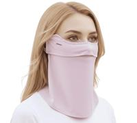 ANNIOU Breathable Dust Face Mask for Men & Women - Washable Cloth Mask, Comfortable Lightweight Outdoor Protection, Adjustable Ear Loops (Pink, One Size)