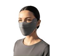 ANNIOU UPF 100 Sun Protection Face Mask - Lightweight Cooling UV Face Cover for Men & Women, Breathable Antibacterial Fabric, Adjustable Ear Loops for Outdoor Cycling, Running & Travel (Gray)
