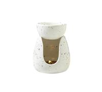 ANNIUP 1 Piece Creative Wax Melt Burner Warmer Ceramic Oil Burner Aroma Diffuser Ceramic Wax Melt Burner Home Bedroom Decor（White）