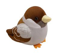 ANNIUP 15cm Simulation Cute Small Sparrow Plush Toy Plush Toy Cuddly Soft Toys Sparrow Soothing Companion Stuffed Animals Toys Home Decor Cushion Pillow Toys