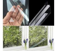 ANNIUP 2 rolls Uv Reflective Anti Shatter Mirror Window Film, Glass UV Protection Anti Shatter Clear Shatterproof Safety Security Window,50X100cm