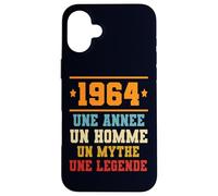 Anniversaire Cadeau Design Drole Homme 1964 Case for iPhone 16 Plus