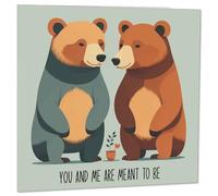 Anniversary Card - Cute Bears You and Me - boyfriend Girlfriend Wife Husband