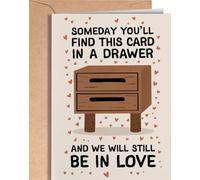 Anniversary Card for Husband or Wife - Funny Anniversary Card for her him - Fun and Cute Valentine's day, Birthday for Couples, Boyfriend, Girlfriend - Thinking of You - NUM 242