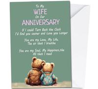 Anniversary Card for Wife, A5 Size, High Gloss, United Kingdom