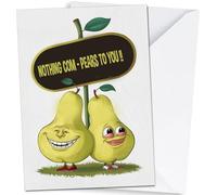 Anniversary Card for Wife, Girlfriend, Partner, Birthday Card for Partner, Boyfriend, Nothing Com-Pears to You, A5 Size